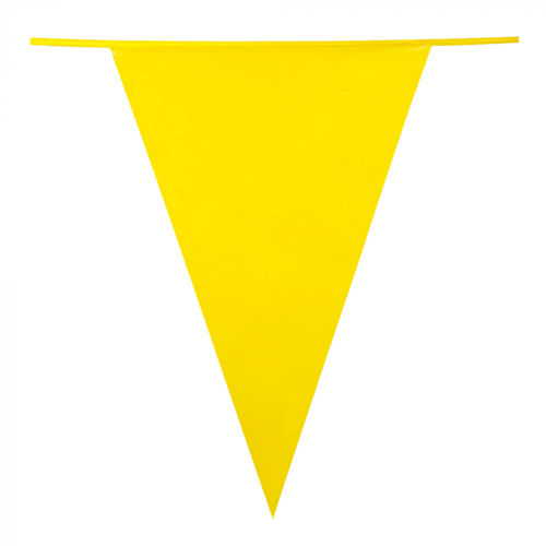 Mini vlaggenlijn geel