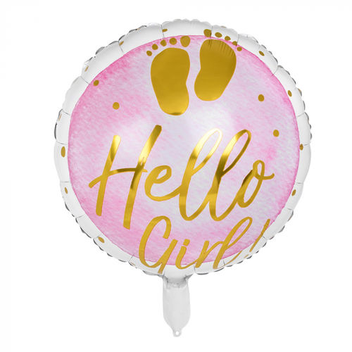 Folieballon Hello Girl